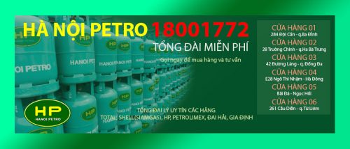 Hệ thống cửa hàng phân phối gas Hanoipetro